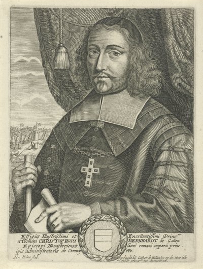 Ritratto di Christoph Bernhardt von Galen, Vescovo di Munster da Adriaen Millaert